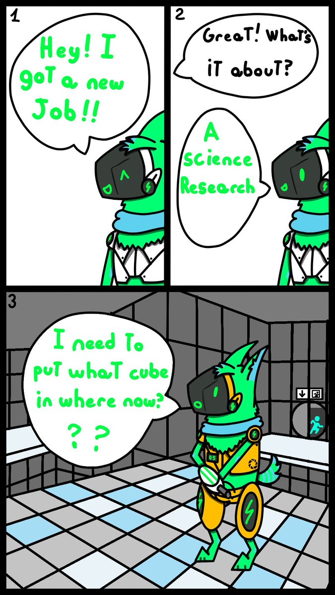 Samujesu052's tweet photo. Felt like resharing some of my old comics :3

I should try to make comics again! I even thought about a little cute series I could try! :0 https://t.co/tQYfhLJxjE