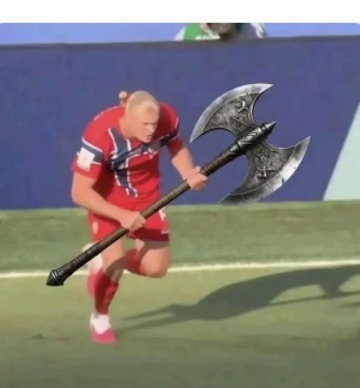 1winPro's tweet photo. @Erling @Jumpman23 didn’t think anyone could make the viking look small https://t.co/tW6yHoL5aB