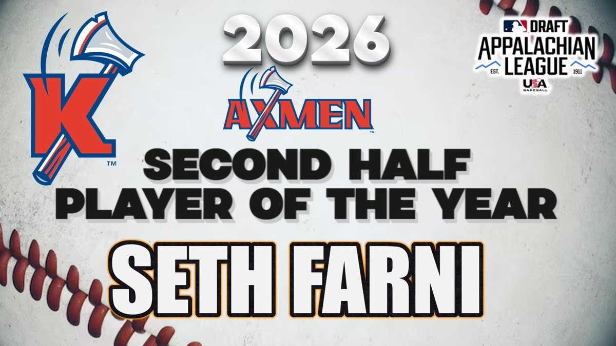 PlayByClay's tweet photo. 🏅SUPERSETH SHOWS UP IN THE CLUTCH🏅

After an emphasis on pitching in the first half, @Sfarni_4 of @RacersBaseball grabbed his bat and put on a show!

17 G, 6 2B, 2 HR, 13 RBI, 24/10 BB/K, 5 SB, .373/.562/.576/1.138

He's your Axmen SECOND HALF PLAYER OF THE YEAR!

#AxesUp🪓 https://t.co/ujeqTM5byD