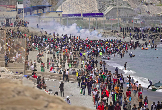 antonrmisharin's tweet photo. What's the big fuzz about 60000 migrants from Morocco to Spain in one day, when Western Europe has millions of "legal" dysfunctional migrants since decades ago, everywhere, that are replacing white Europeans on their on soil and habitat?

This didn't just happen by mistake and the last couple of days. This is a plan that (((they))) have had for us for a very long time. The Kalergi Plan is just one of many steps.