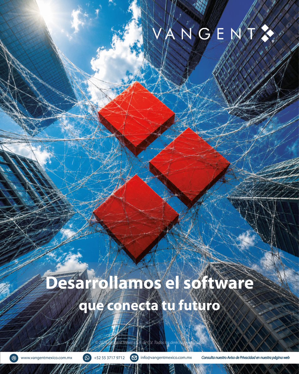 VangentMexico's tweet photo. Hay conexiones que solo existen en la ficción. Nosotros desarrollamos las que impulsan a las empresas todos los días.🕸️💻

En Vangent desarrollamos software a la medida que conecta procesos, personas y tecnología para impulsar tu negocio.
#DesarrolloDeSoftware #SoftwareALaMedida https://t.co/m2ecKnO2Vb