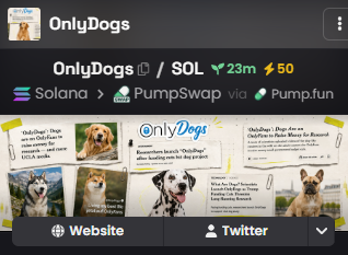 onlydogsolcoin's tweet photo. DexScreener updated

https://t.co/eB5D44ofyz https://t.co/NqHvos8yG1