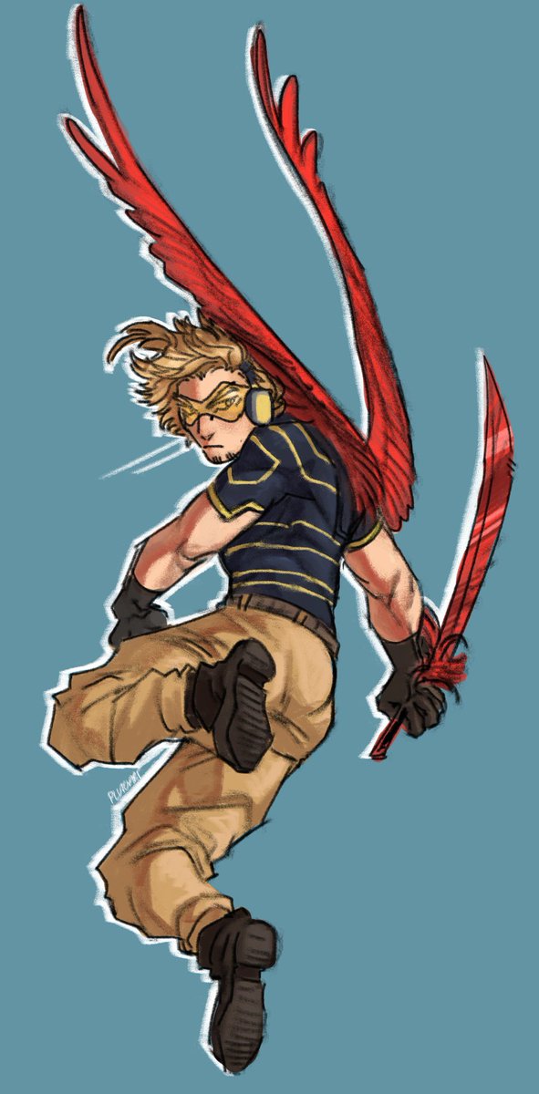 PlimboBlimbo's tweet photo. coloured an older tuah doodle #bnha #hawksmha https://t.co/FAle8XnHVl