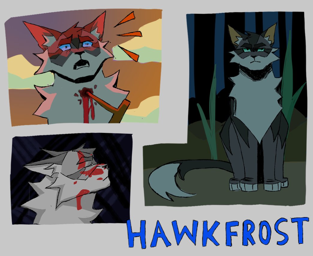 keine_sterne's tweet photo. Hawkfrost practice #warriorcats https://t.co/HbhrQIiwNC