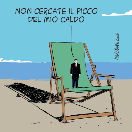 maurobiani's tweet photo. #taglioalto #trump #picco 
Oggi per @ilvenerdi https://t.co/2LflVJBO43