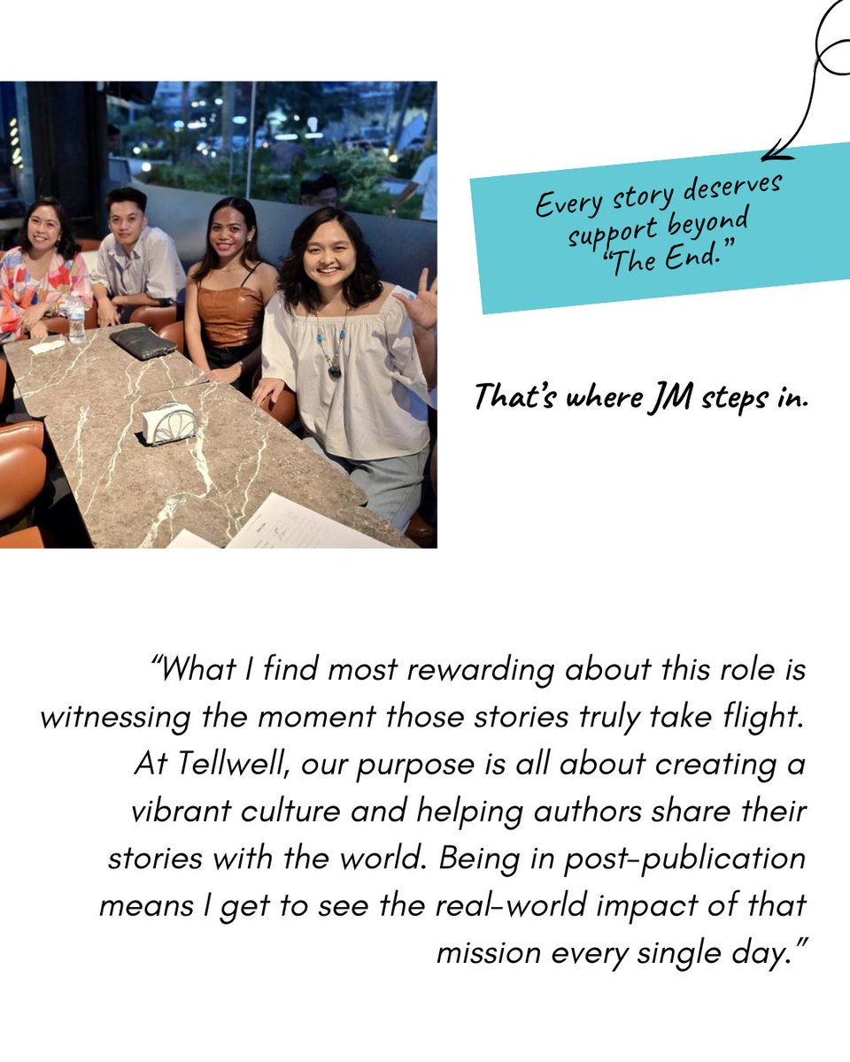 tellwelltalent's tweet photo. As our post-publication manager, JM works closely with authors to navigate everything that happens after launch, from marketing support to long-term growth strategies.

#MeetTheTeam #PublishingSupport 
#TellwellPublishing https://t.co/DBJS3vW3OU