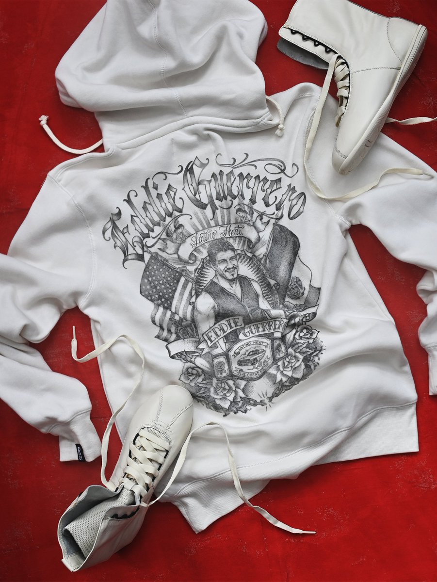 rootsoffight's tweet photo. "They called him an antihero, a rogue, a shrewd and savvy icon who sought every advantage."

Triple Crown Champion. Grand Slam Champion. WWE Champion.

Introducing the new Eddie Guerrero collection.

ROF x WWE x Eddie Guerrero | https://t.co/LWZN19UyEY https://t.co/7LcLLTwaFy