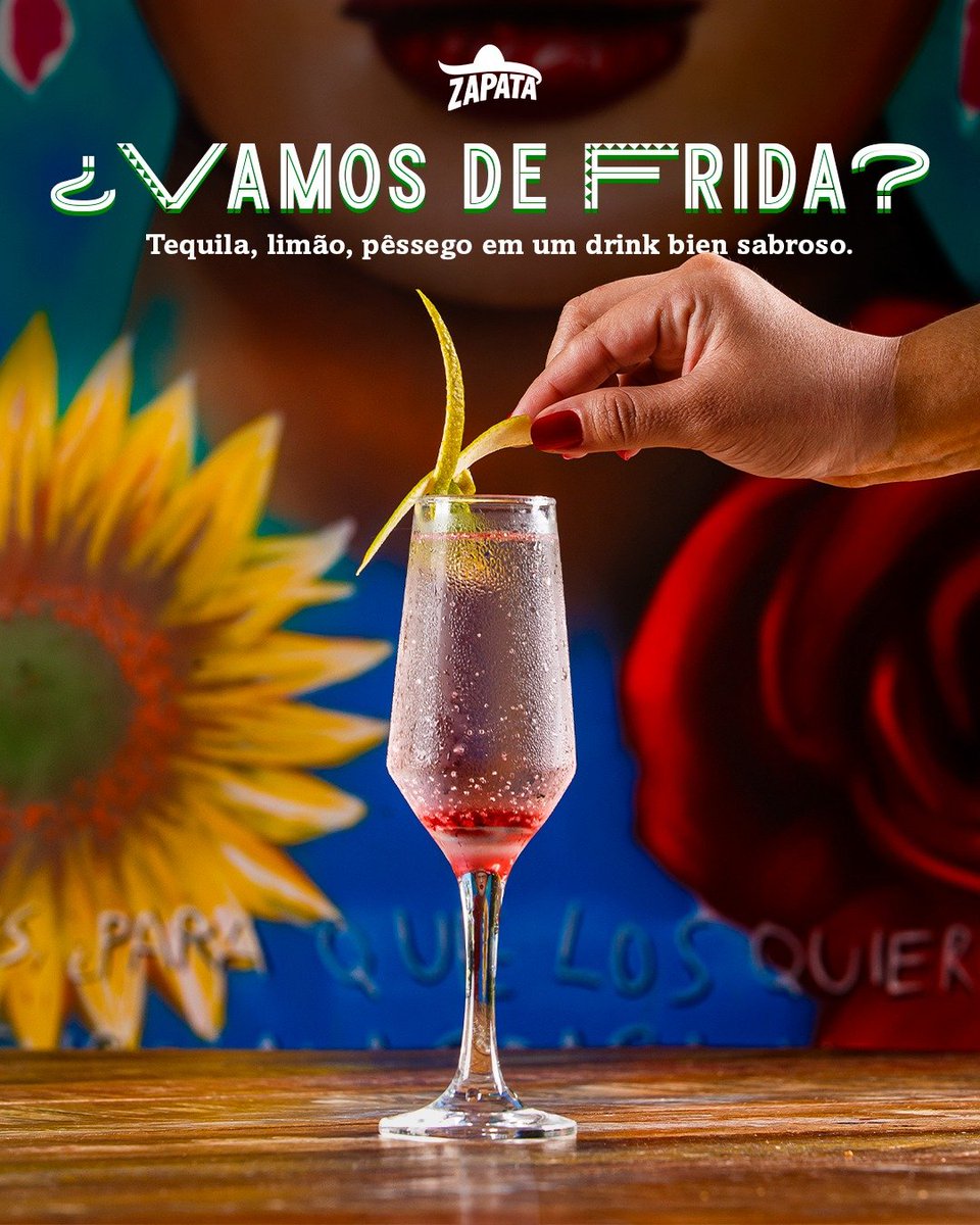 ZapataBrasil_'s tweet photo. Frida não é só um nome bonito no cardápio. 🍹

Tequila Jose Cuervo Silver, suco de limão, Monin pêssego e espumante Prosecco Brut no mesmo drink.

Leve, cítrico e com o toque de tequila perfeito para brindar.

📍 Rua José Sabóia Cortes, 383
📲 41 3095-2097

#Zapata  #Curitiba https://t.co/kldR5Qm8AC