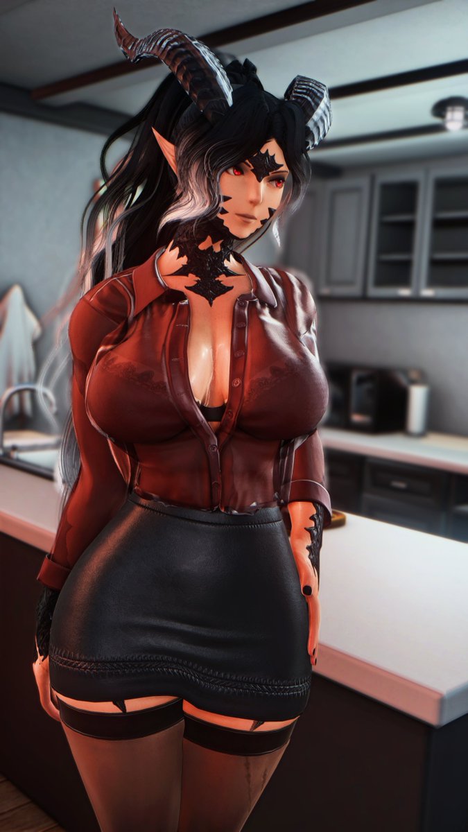 KnightAnnora's tweet photo. Business Casual Femra Friday~

#GPOSE | #EorzeaPhotos | #EorzeaAfterDark https://t.co/osY8i6RRdb