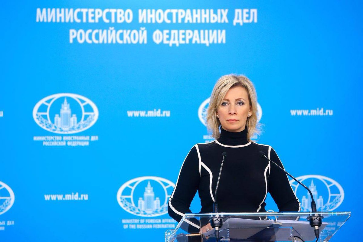 mfa_russia's tweet photo. 💬 Russian MFA Spox Maria #Zakharova:

Terrorist attacks on those who never held a weapon is a tried and tested tactic of Russia’s enemies, who have never throughout history been able to weaken, let alone defeat our country on the battlefield.

https://t.co/YZr67Jzjd3 https://t.co/Xeza8dHe8l