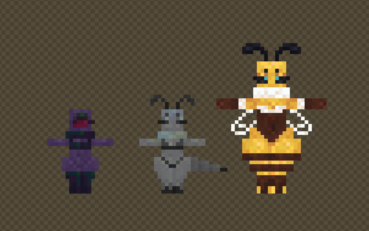 Poolb130905's tweet photo. insect mob concepts
#minecraft #Blockbench https://t.co/Sumo4FyFT7