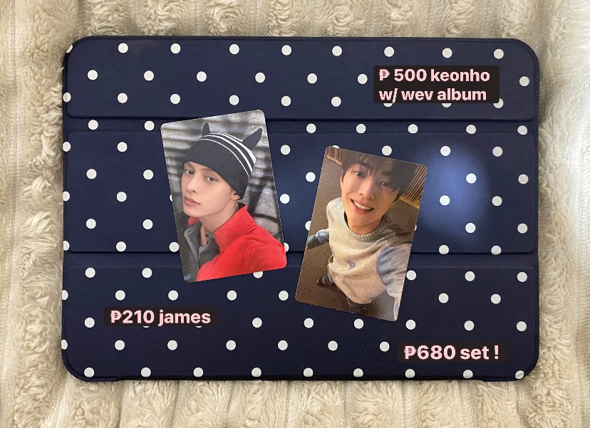 chaeiblossom's tweet photo. wts lfb / wtt lft ⋆˚꩜｡

⟡ keonho portrait a
⟡ james season greetings

- all onhand | ₱ on pic
- payo or 3 days dop
- 50% ndrp
- X sensi / impatient
mop: Gcash | mod: j&amp;t
୨୧ dm or comment to claim !
          𐙚⋆°🦢｡⋆♡

t. cortis keonho james photocard https://t.co/GNhQn4j0lI