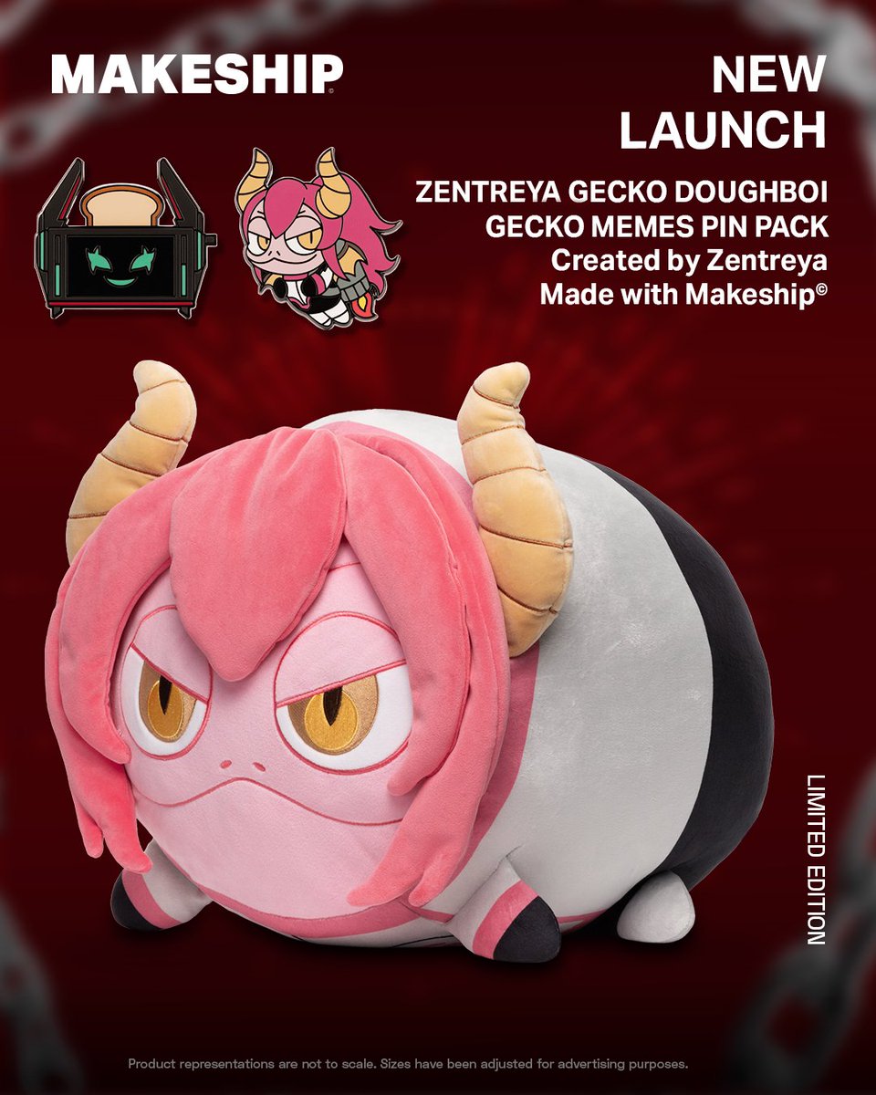 zentreya's tweet photo. FROM OUTTA NOWHERE COMES THIS BIG OL GECKO FULL OF SO MUUUUCH SOOUP! 
This is a very sizeable plushie for all your punching needs. And not only that.. GET SOME PINS AS WELL! 
The toaster pin and the Gecko with.. A JETPACK! WOAH! 
Grab yours today! : https://t.co/ORKbLnhEvY
🦎🐉 https://t.co/AOjGlyzX8U