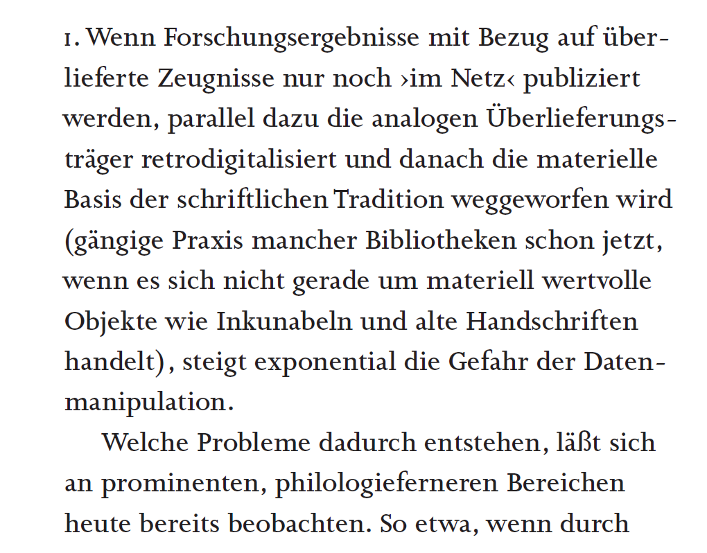 textkritik's tweet photo. Gerade mit Vittorio Klostermann über die Situation an der ›KI‹-Front telefoniert.

Mich schockiert, dass ich das vor ziemlich genau zehn Jahren geschrieben habe. https://t.co/mnfzQTmwQF