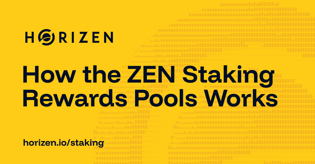 horizenglobal's tweet photo. Staking is live on Horizen Mainnet, and the question we keep getting is where the rewards actually come from.

The pool is not a fixed pile sitting in a contract, so here is how it works.

A 🧵... https://t.co/ZGygc25xEJ