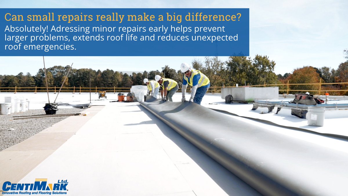 CentiMarkLtd's tweet photo. #FAQFriday: How long should a commercial roof really last? 🔍⌛

Swipe through our FAQs for answers to some of the most common questions about commercial roof life expectancy and what you can do to maximize your investment! 💪✨ https://t.co/hul08x27Le