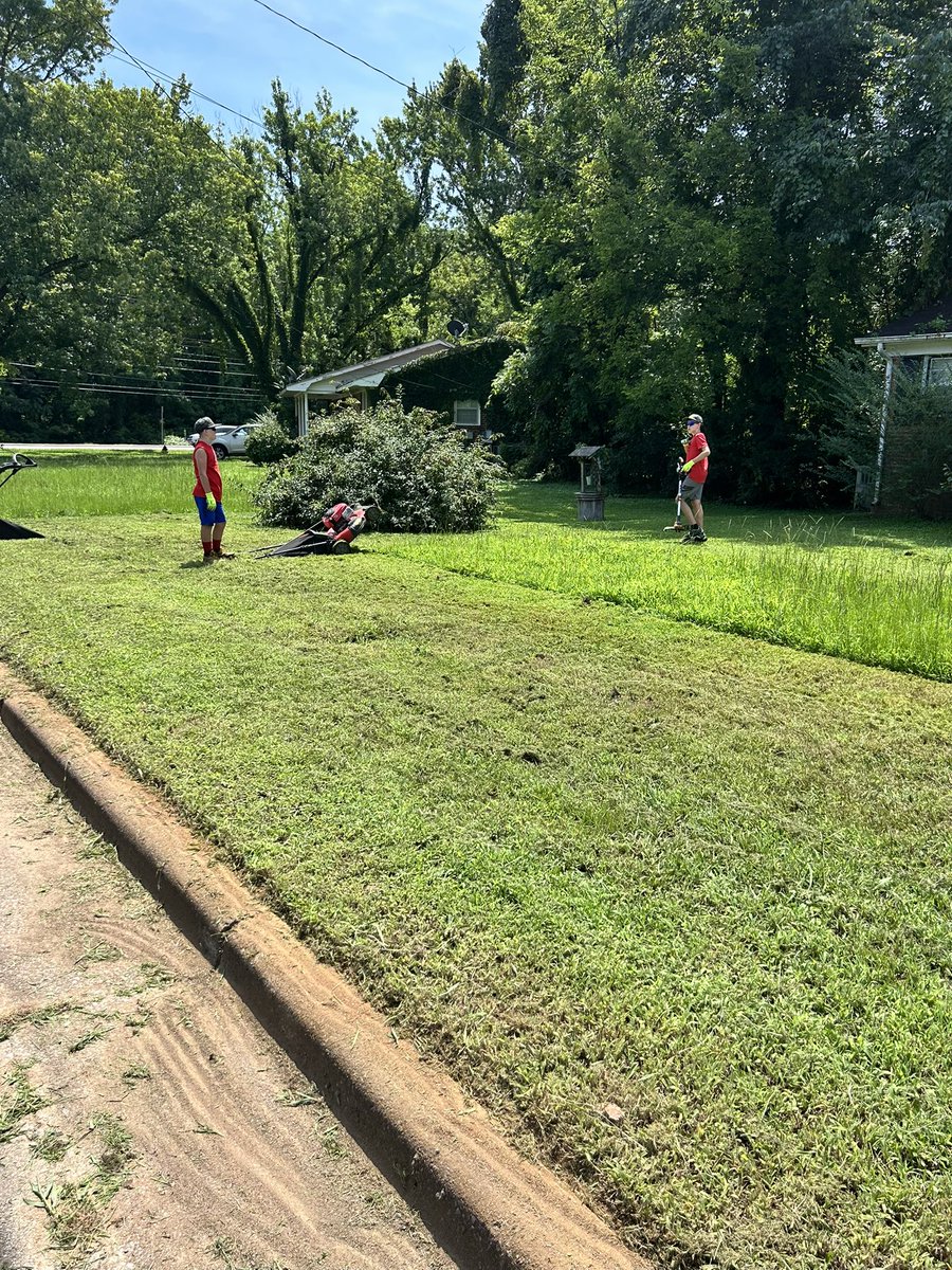 iamrodneysmith's tweet photo. It brings me great pride to announce that Eli and Asa, from our home base of Huntsville, Alabama, have officially completed The 50 Yard Challenge by submitting their 50th lawn! Their dedication, hard work, and commitment to serving their community have truly paid off, and they should be incredibly proud of this achievement. I’ll be visiting them soon to personally present each of them with a brand-new mower, weed eater, and blower for completing the challenge. Congratulations, Eli and Asa, and thank you for making a difference, one lawn at a time!