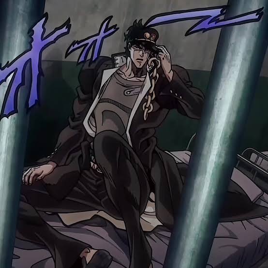 JxLYNEKUJO_'s tweet photo. Jotaro in jail:            Jolyne in jail: https://t.co/q9a8absSjq