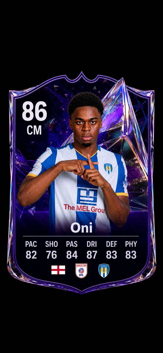 Smythy33_'s tweet photo. After seeing the leaked card design for the future star promo for FC27 I thought I’d make 2 of my own. Feel free to use them @EASPORTSFC 

#FriendzyPNP https://t.co/SKXZ05GXln
