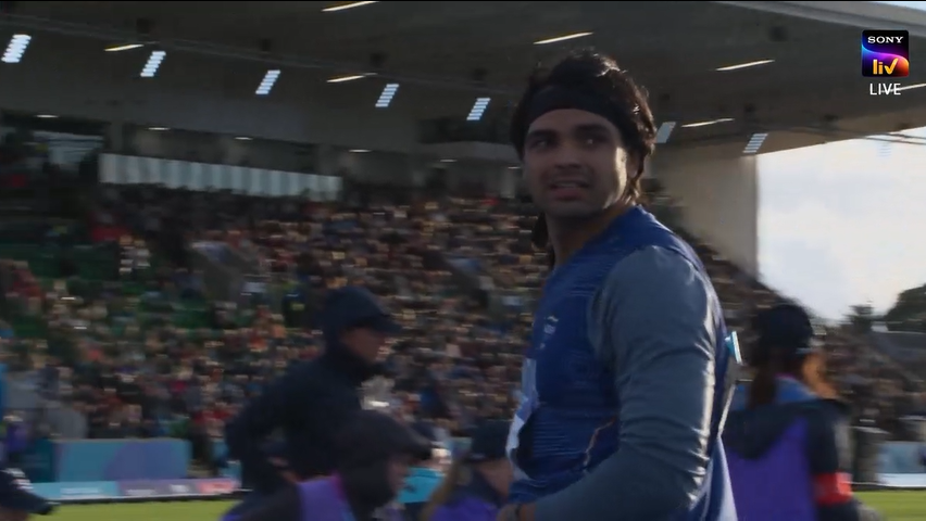nnis_sports's tweet photo. Neeraj Chopra opened the Men's Javelin Final at the CWG 2026 with a throw of 80.97m on his first attempt.
Yash Vir's first attempt was a foul.
#Athletics #IndianAthletics #Javelin #Neerajchopra https://t.co/vxydxOxPyY
