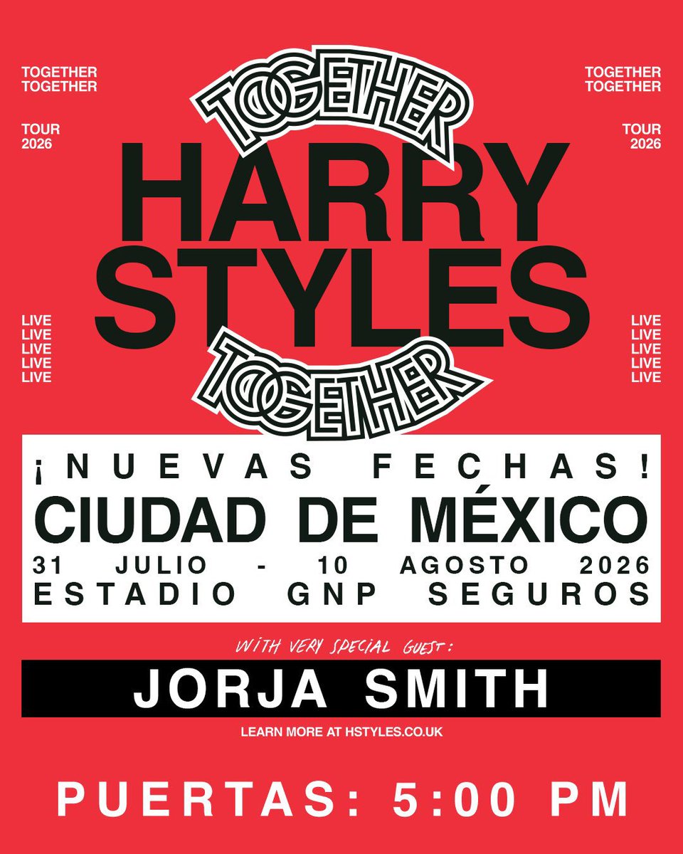 mx_tickets's tweet photo. 🚨Horarios y accesos para HARRY STYLES en México!!!!

¿A quién vemos por allá hoy? https://t.co/uDpXotjwnF