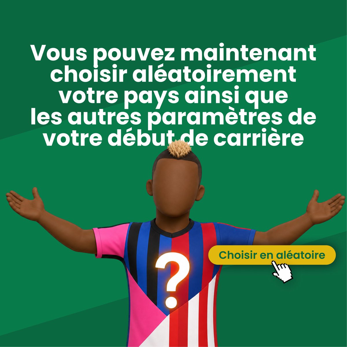 DestinyElevenn's tweet photo. 🚨 ALERTE MISE À JOUR !! 🚨

Destiny Eleven est de retour avec une nouvelle MàJ complète :

- Jeu dispo en anglais 🇬🇧
- Refonte du mondial 🌍
- Japon jouable 🇯🇵
- Ajout de boutons choix aléatoire et retraite 🎲
- Correction de bugs et incohérences

RDV SUR https://t.co/pyhgoZ8Yev https://t.co/9Ze3ONzlcH