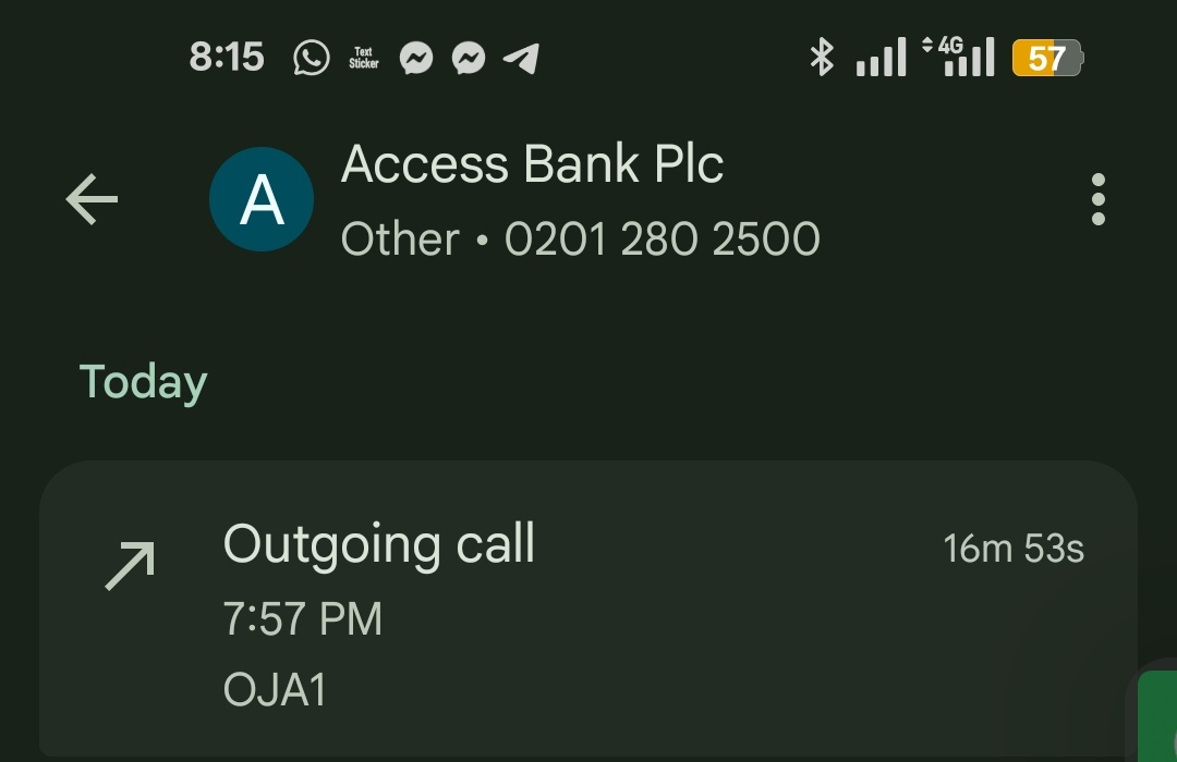 Officially_OJA's tweet photo. @sowore Throughly @NgComCommission @fccpcnigeria are toothless bulldogs. I thought they'd barred all customer care agents from advertising on non-toll-free calls?
Imagine @myaccessbank advertising Access Bank products for more than 14 minutes https://t.co/zkXlydflQs
