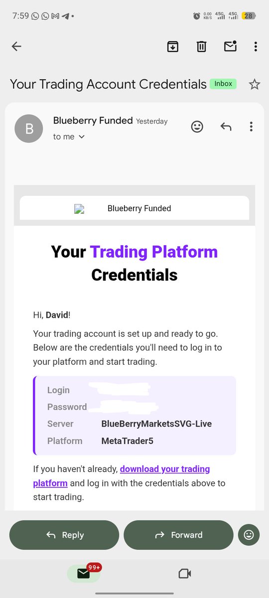 kingDavies__'s tweet photo. What a year its been for me so far!

From being inspired watching others post their funded certificate &amp;payouts to becoming one of them

My deep appreciation goes out to @jossy_sneh &amp; @BlueberryFunded for making this happen, I'm so encouraged.

I've gotten the added account 🙌🏽🙇🏽‍♂️ https://t.co/0P1cBNpwdc