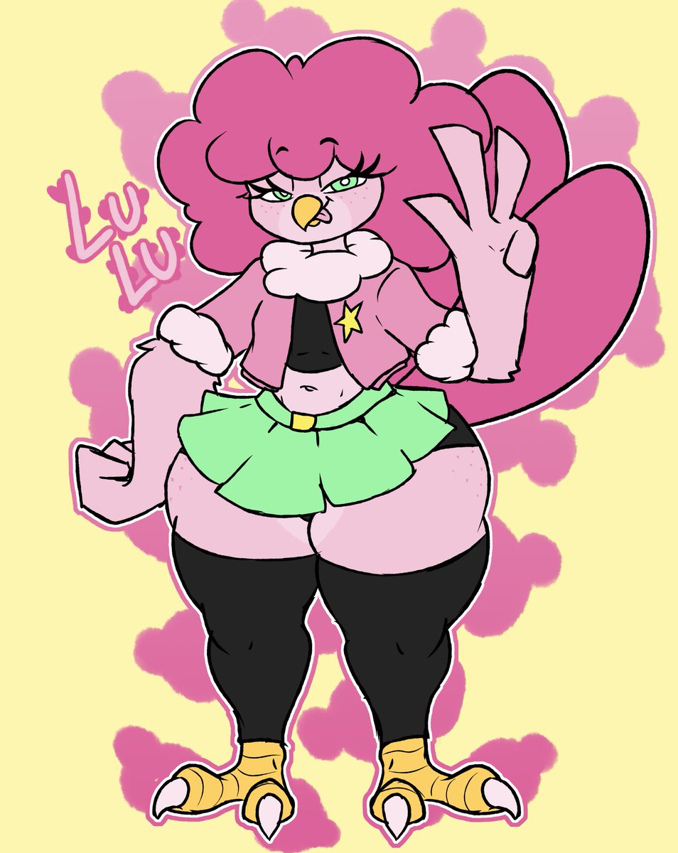 Seb_Pirata's tweet photo. Allow me to introduce you to my new OCs, Rhea and her ''Bestie'' Lulu 🖤💗 https://t.co/zHCHhwO7RS