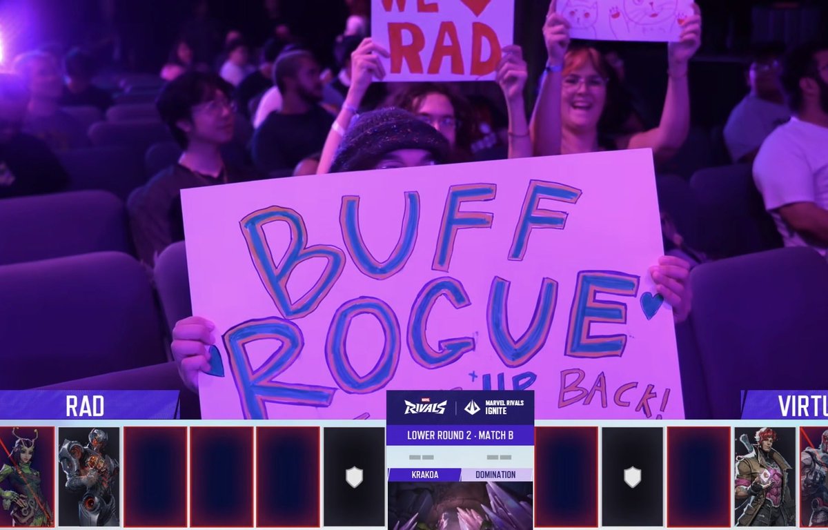 invertedcurse's tweet photo. LMFAOAOAOAO EVEN PEOPLE AT IGNITE ARE SAYING BUFF ROGUE https://t.co/h96g9Os6Be