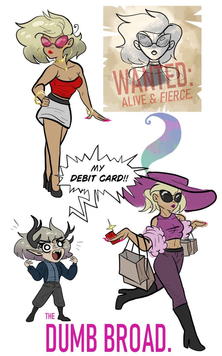 DangitMase's tweet photo. @OctopusHermit I DRAW SILLY SHIT FOR MY FRENS AND WE MADE UP THIS BADDIE WHO WE BLAME OUR MISFORTUNES ON AND I LOVE HER SM!!!! Lose something? It was ✨️her✨️. Stub your toe? Shouldn't have kicked ✨️her✨️ table. She is INEVITABLE. Inevitably 100 percent THAT BITCH. 🔥 https://t.co/UOddJy0vBo