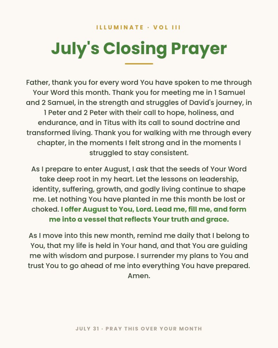 MisolaofJesus's tweet photo. July 31!

The 2026 Q3 Bible Study and Prayer Guide covers July - Sept 2026.

Download here: https://t.co/IYSwsJhylt

Support the ministry here: https://t.co/cJD1KMAoNt https://t.co/WwXoXRODHx