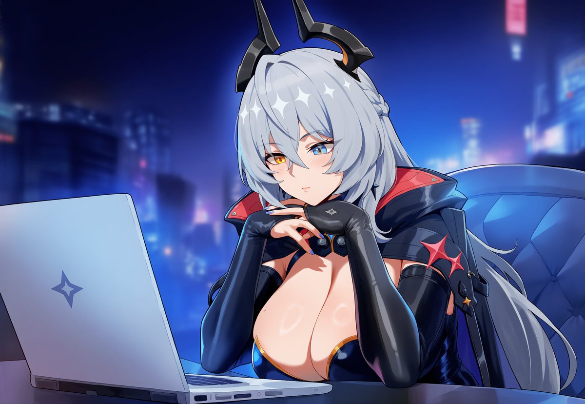 meiogun's tweet photo. #ZenlessZoneZero #Remi #zzzeroIllustration #Sunbringer #Eldreda https://t.co/DKFUFIZe6P