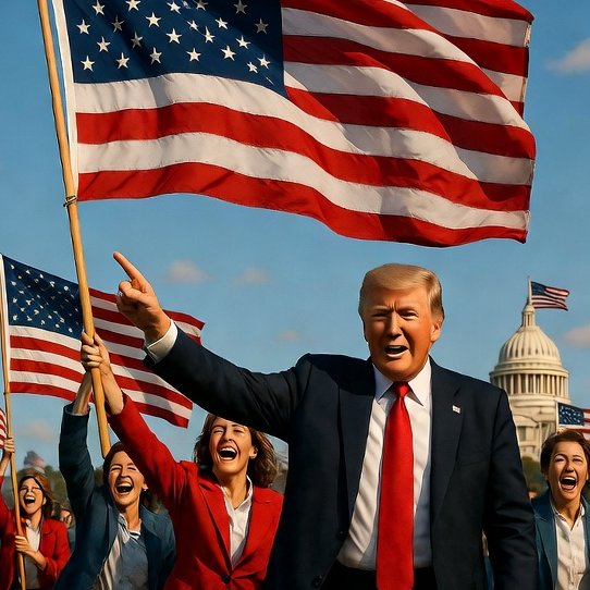 ConservativeMia's tweet photo. The left wakes up every single day hating this country and the President. We wake up proud, free, and ready to defend both.

One side is programmed for misery. The other side is winning.

No middle ground left. You’re either a patriot or you’re not. I’m with Trump and real America.  #AmericaFirst #MAGA