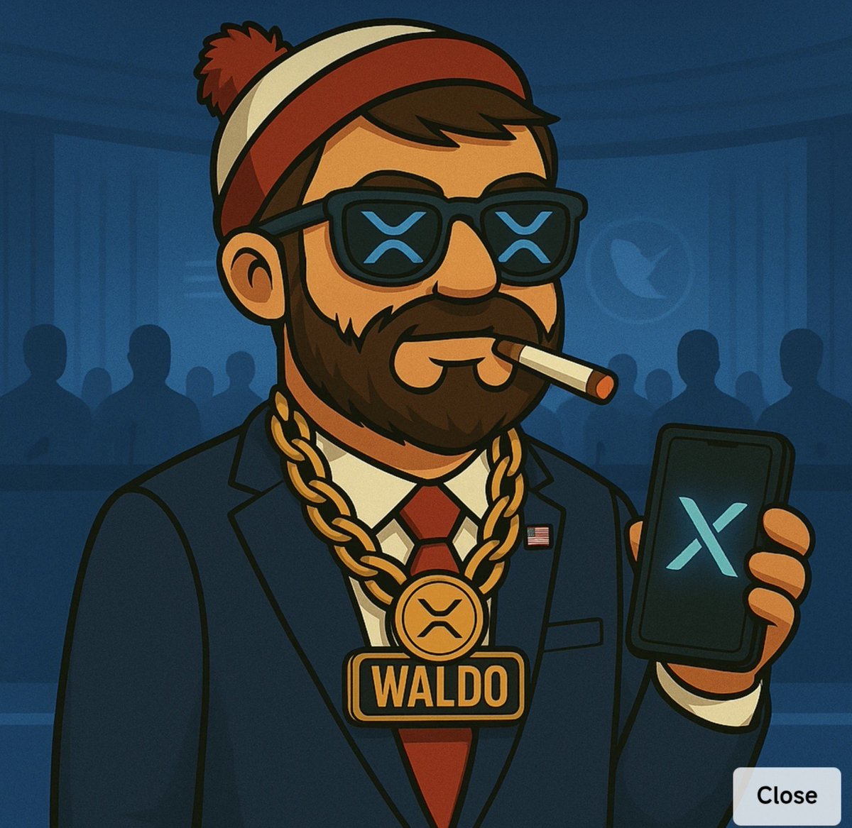 W_A_L_D_O_coin's tweet photo. WALDO XRPL nfts:
WALDO GARLINGHOUSE #87
Moon WALDO #93
W.A.L.D.O. — Winning Artists and Lazy Degen Org.

Nfts:https://t.co/mYHlOxvZ6e
https://t.co/oP82XkRfLT

🌐 https://t.co/a2elHxlzTU
💬 https://t.co/pjo6BI4Qhc https://t.co/1ez9PmetRg