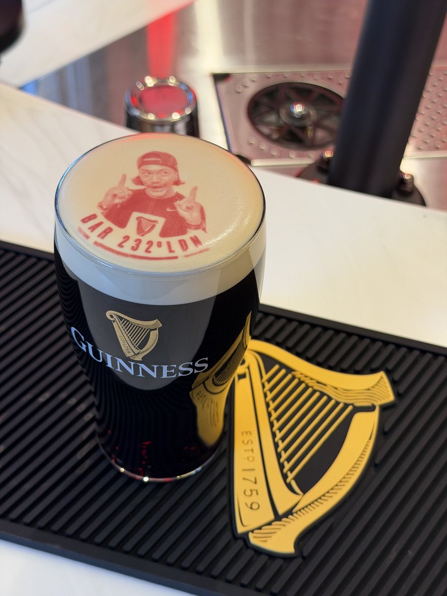 psyfe_member's tweet photo. Had an amazing time on the Guinness Brewery Tour today! 🍻
Tried loads of beers, poured my own Guinness, and even customized it 😂

I’ll be seeing everyone in London this week! 🇬🇧
Hope you can make it! Can’t wait to see you all! ❤️🤝

https://t.co/Ol6O9iveqv

#TSURUGI
#PSYCHICFEVER