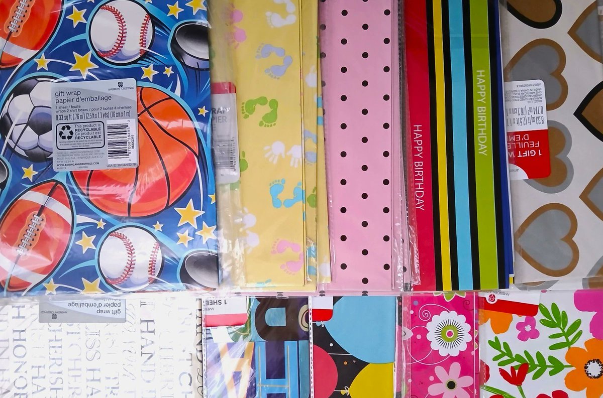 WildcardWares's tweet photo. https://t.co/4tUdTOWqSn
Lot of 15 Assorted American Greetings 8.33 sq ft Sheet Gift Wrap 124.95 Total Sq Ft
#Lot #Assortment #AmericanGreetings #Sheet #GiftWrap #ebay #wildcardwarehouse https://t.co/tmT2arNbQL