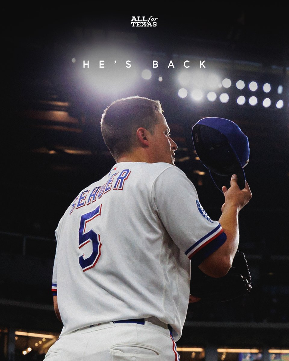 Rangers's tweet photo. Big Series. Big Return. #AllForTX https://t.co/gc35IcmvOk