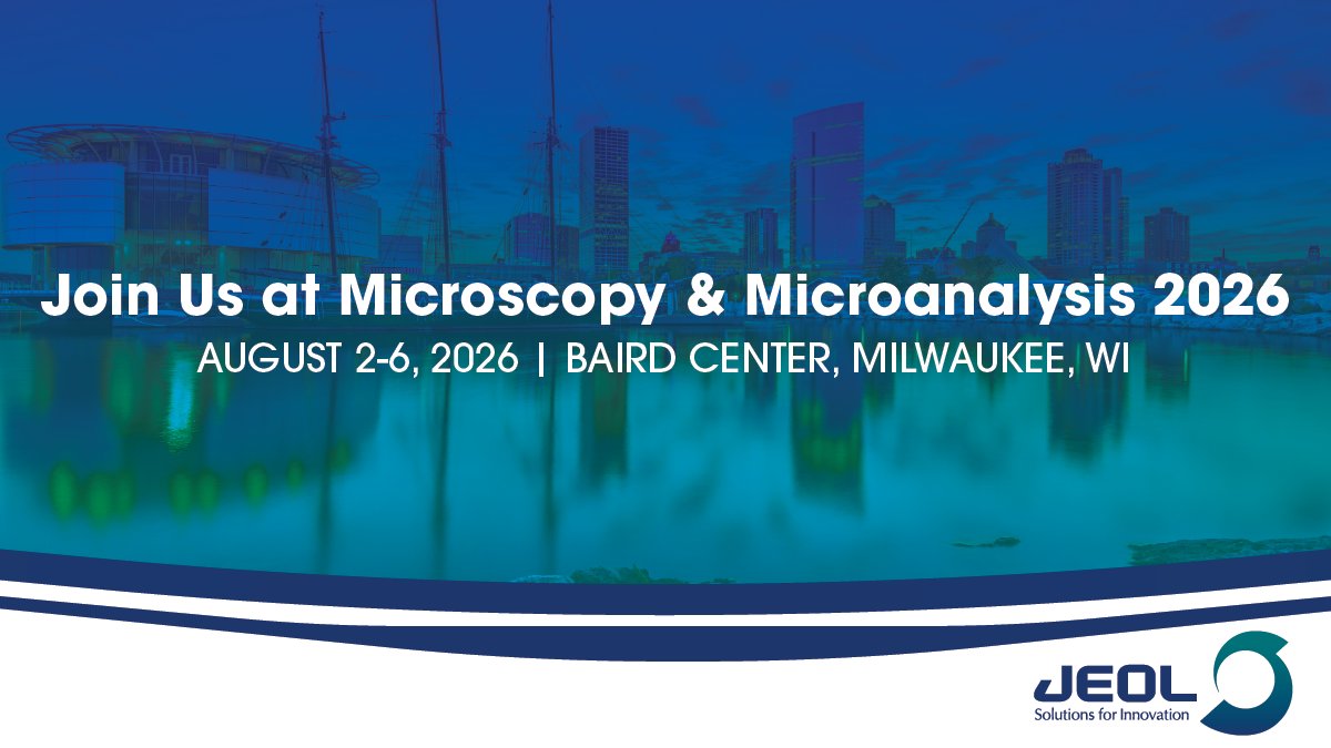JEOLUSA's tweet photo. JEOL USA is excited to host at M&amp;M 2026! Find our team at Booth #504 all week for live instrument demonstrations and one-on-one conversations with our experts.

See the full schedule and register now:
https://t.co/pEgcDTwyWm

#JEOL #JEOLUSA #MandM2026 and #MM26 #Milwaukee https://t.co/Uji2En7AOe