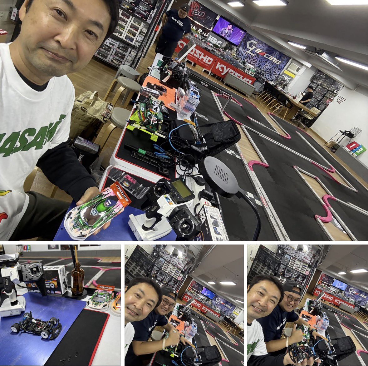 MasamiHirosaka's tweet photo. [Posted by RC MART]
In Hong Kong🇭🇰

RC10 Classic race.

#RCMART #HRC #RC10 #RC28 #associated #GForce

https://t.co/WsfVx1hOK5 https://t.co/lHk0hXY5zf