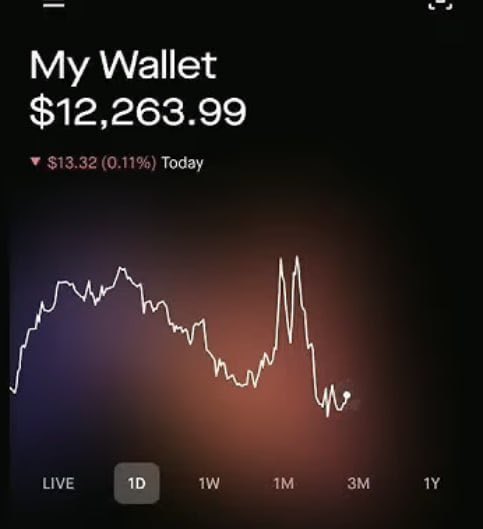 redactedpnl's tweet photo. Something interesting showed up in Robinhood’s Q2 earnings stream.

At 5:22 p.m. ET on July 29, during @vladtenev official Robinhood Wallet demo, the screen showed “My Wallet: $12,256.06.”

One public Robinhood routed address sits almost exactly under that number.

Thread 🧵 https://t.co/roTAEu8Iv4