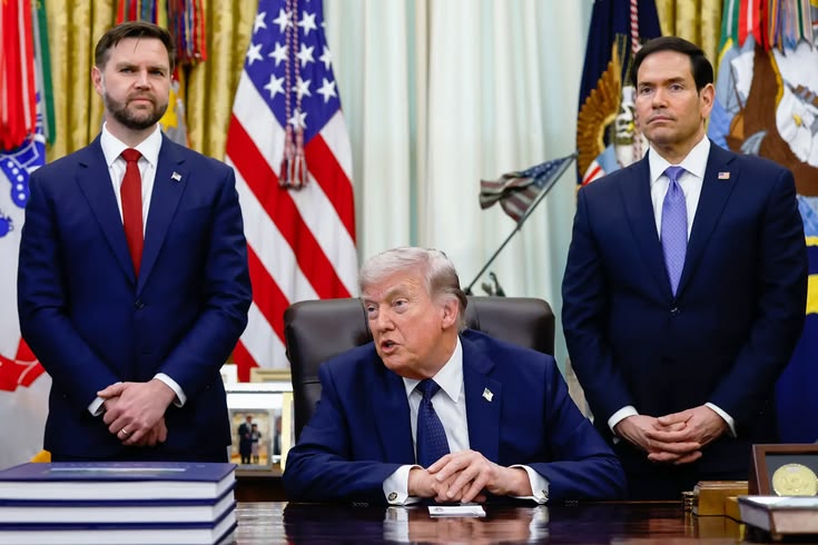 ElonVisionih's tweet photo. Do you think either JD Vance or Marco Rubio could one day succeed President Trump as the leading figure of the Republican Party? 🇺🇸

A) JD Vance
B) Marco Rubio
C) Someone else

👇 Share your opinion.

Make America Great Again https://t.co/jlHRLlyWqD