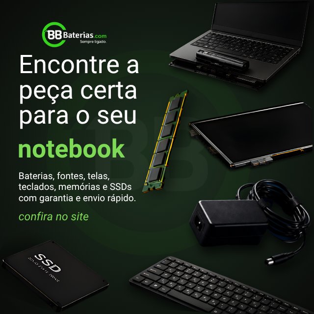 Andre_Suporte's tweet photo. 💻 Baterias, fontes, telas, peças, periféricos… a BB Baterias tem o reforço que o seu notebook precisa para não ser obrigado a fazer aquela pausa para hidratação.

Se ligue na BB Baterias! 🔋 https://t.co/dJSIb3Y6l7 https://t.co/lKiMAqZuEv