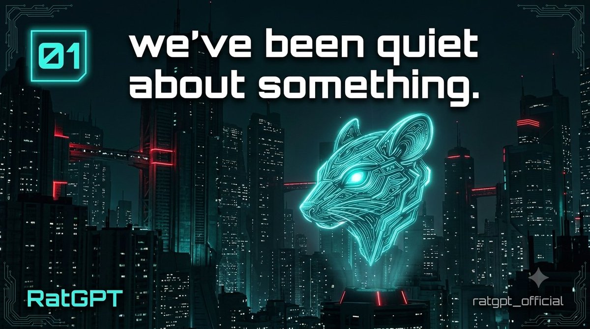 RATGPT_official's tweet photo. 1/ We’ve been quiet about something.

Not because nothing’s happening, but because we wanted the partnerships to speak first.

here’s what’s been building behind the scenes at @ratgpt_official 🧵 https://t.co/ykJncDJ846