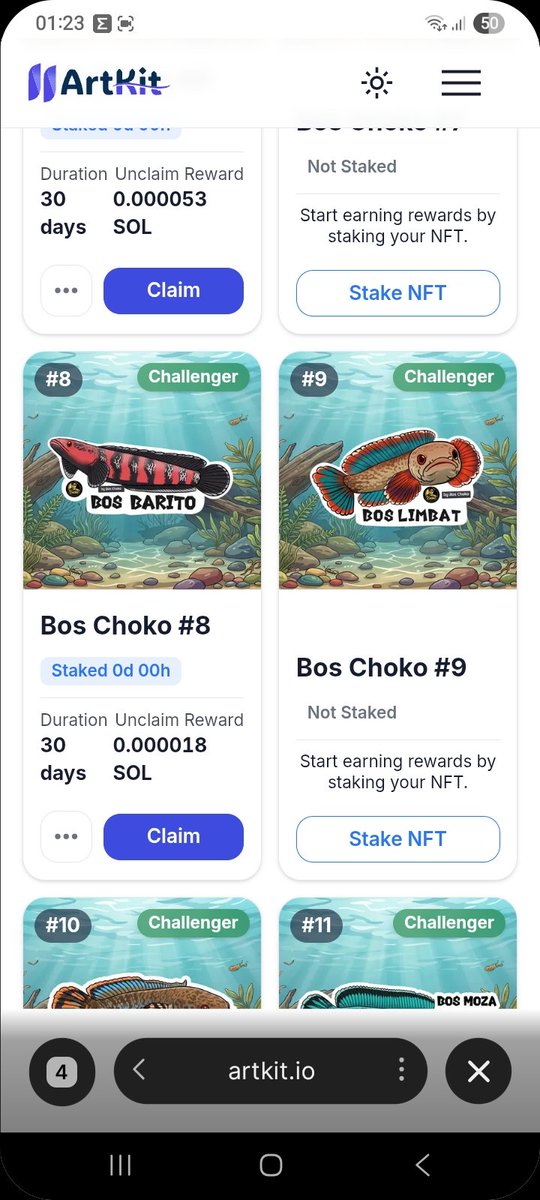 FityanAula's tweet photo. @ArtKit_Art staking is now live.

We're starting with 15 NFTs for a 3-month pilot program.

By staking your NFT, you'll earn SOL rewards over time, funded directly from the brand's marketing budget.

This pilot is designed to prove a simple idea: businesses don't grow alone. Communities are the real growth engine.

Instead of spending every marketing dollar on ads, businesses can invest in their supporters and grow together with them.

Business + Community = Sustainable Growth.

Interest on this?
More https://t.co/21qXUeUhgJ