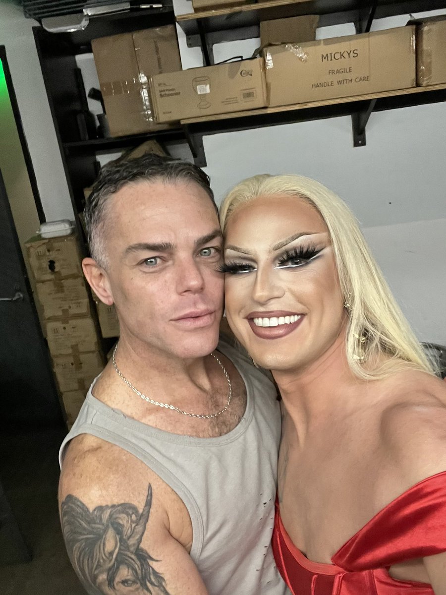 morganmcmichael's tweet photo. Can I just say how much love I have for @joeyjayisgay !!! She really is the most amazing person and i just LOVE LOVE her entirely !! This was a great night at @ShowgirlsWeHo  with Joey https://t.co/XyDRK3APFG
