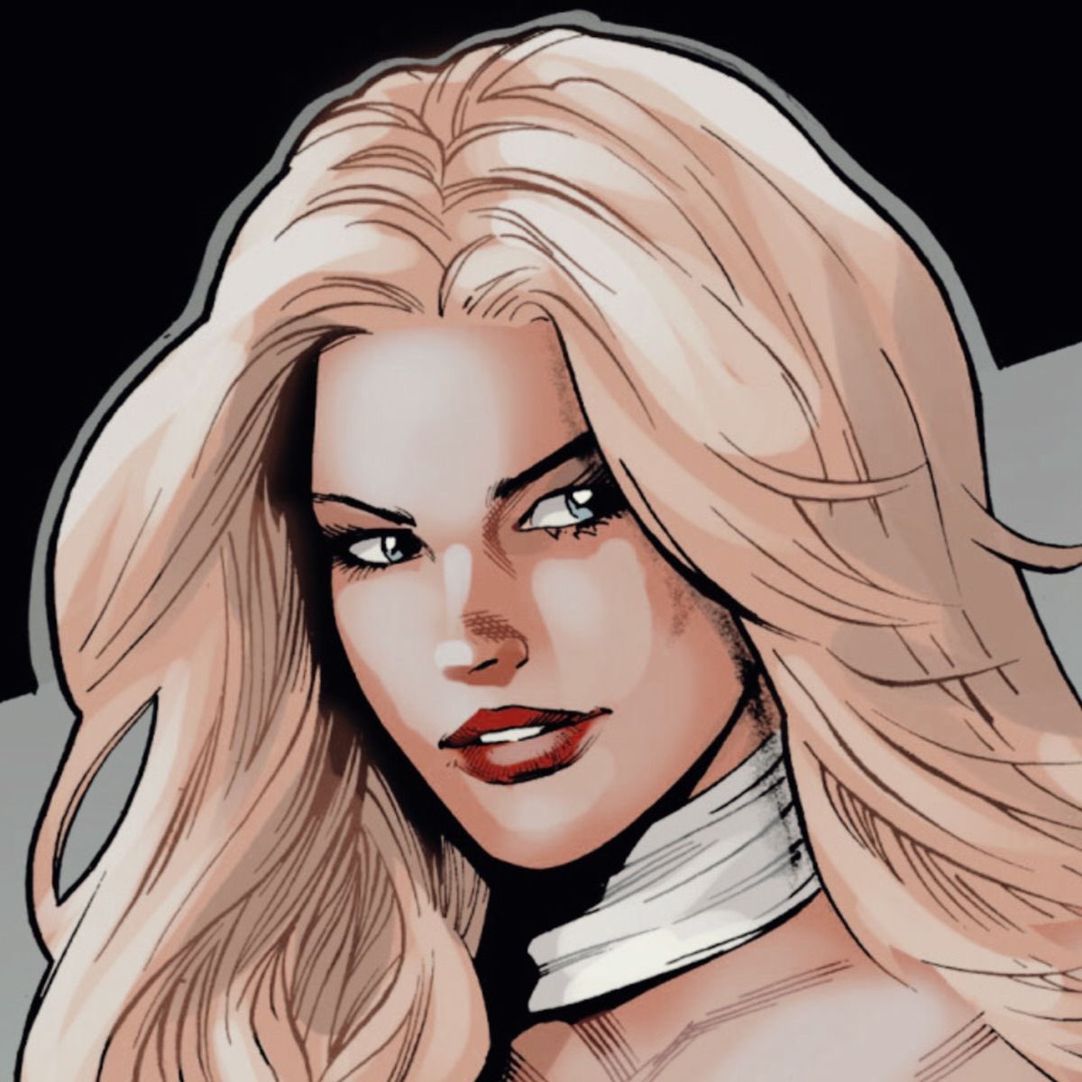 petalbuffy's tweet photo. samara weaving was born to play emma frost https://t.co/85lzaQxKRe