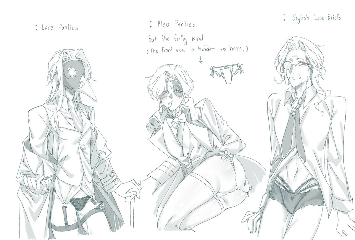 Tou_KungK's tweet photo. ‼️Boypussy‼️

I... forgot to post.... anyway here's my Dottore panties hc🗣
#Dottore https://t.co/aKH5T12ckk