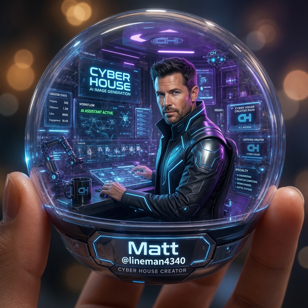 lineman4340's tweet photo. Great prompt, Kathleen! 

🚀 New Cyber House Capsule Template just dropped.

Who's getting their own Cyber House Capsule first? 👇
Template in Kathleen’s comments
#CyberHouse #AIArt #PromptEngineering #GenerativeAI #PromptShare https://t.co/UJFq8nqCsL