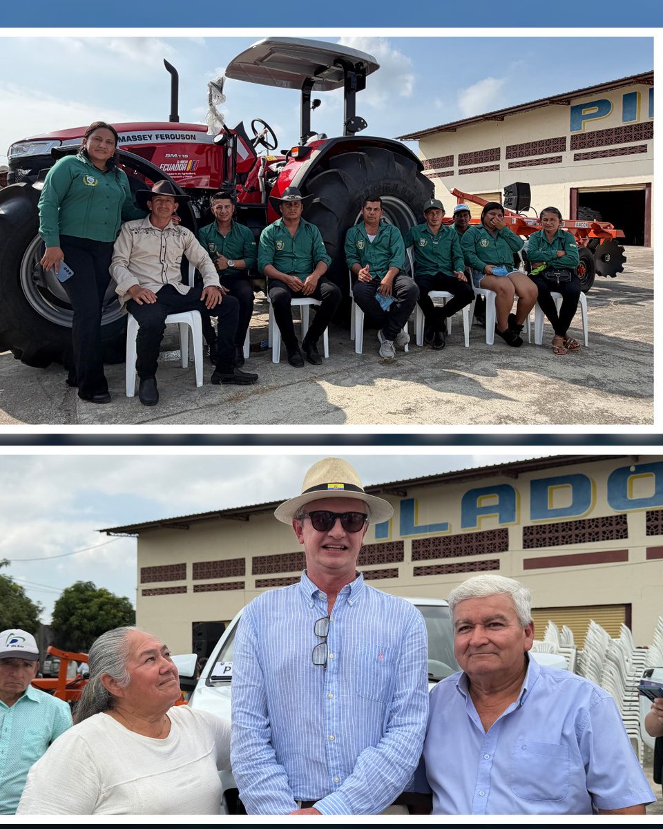 AgriculturaEc's tweet photo. El fortalecimiento del agro se construye con acciones que llegan directamente al territorio. En Guayaquil, el MAGP realizó una nueva jornada de entrega de beneficios para productores de Guayas, El Oro, Los Ríos y Santa Elena, impulsando el acceso a herramientas e insumos que contribuyen a mejorar la producción y la competitividad del sector.

Estas acciones reflejan el compromiso de seguir promoviendo la mecanización agrícola, la innovación, la asistencia técnica y el fortalecimiento de las organizaciones productivas, generando más oportunidades para las familias rurales y contribuyendo al desarrollo sostenible del campo ecuatoriano. 🌱🚜

#MAGP #DesarrolloRural #AgroEcuatoriano #Productores #CostaEcuatoriana